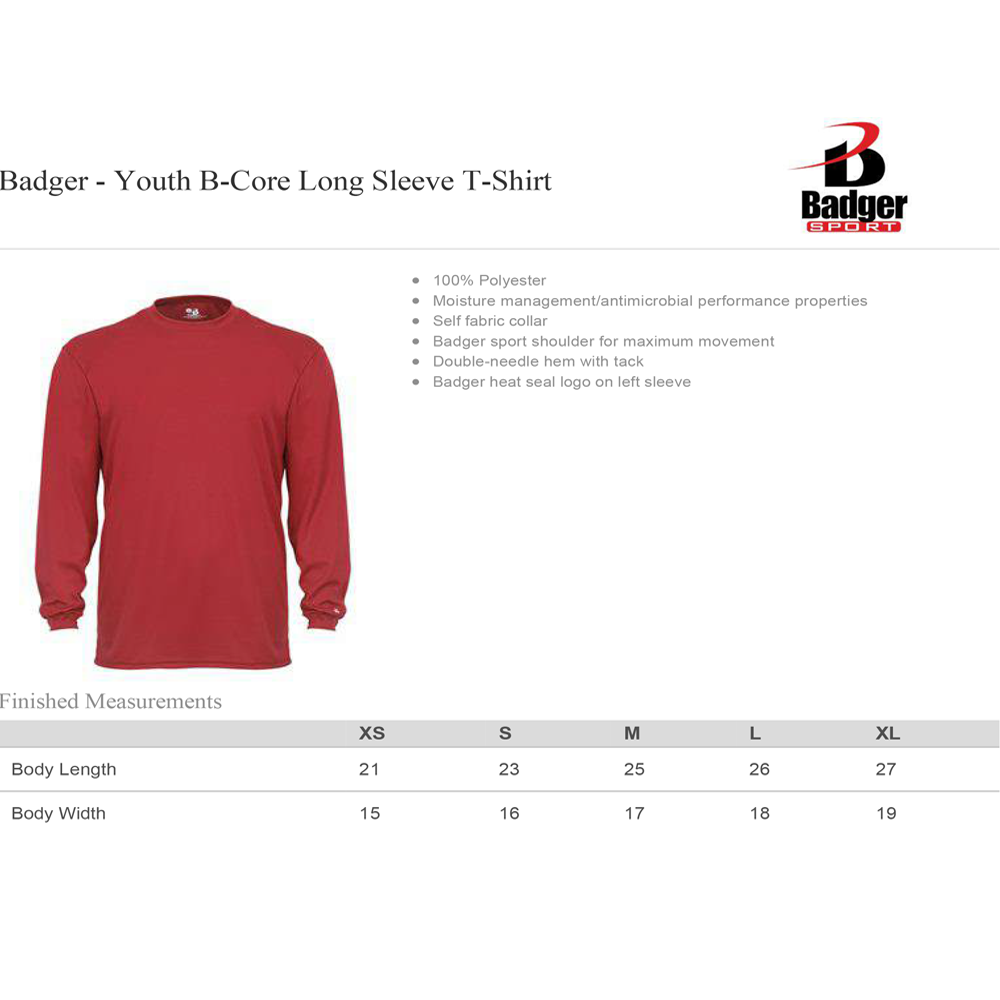 Cascade Dri-Fit Long Sleeve Shirt Full Front — T Walla Walla